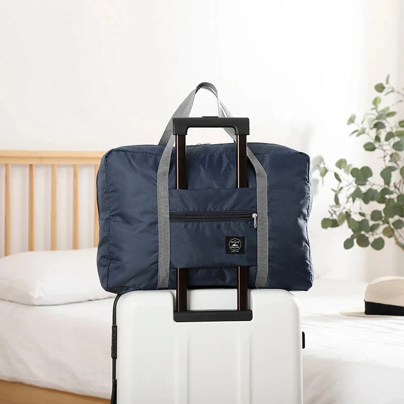 Bolsa de viaje plegable – Bolsa de lona ligera de 25 L para mujeres y niñas