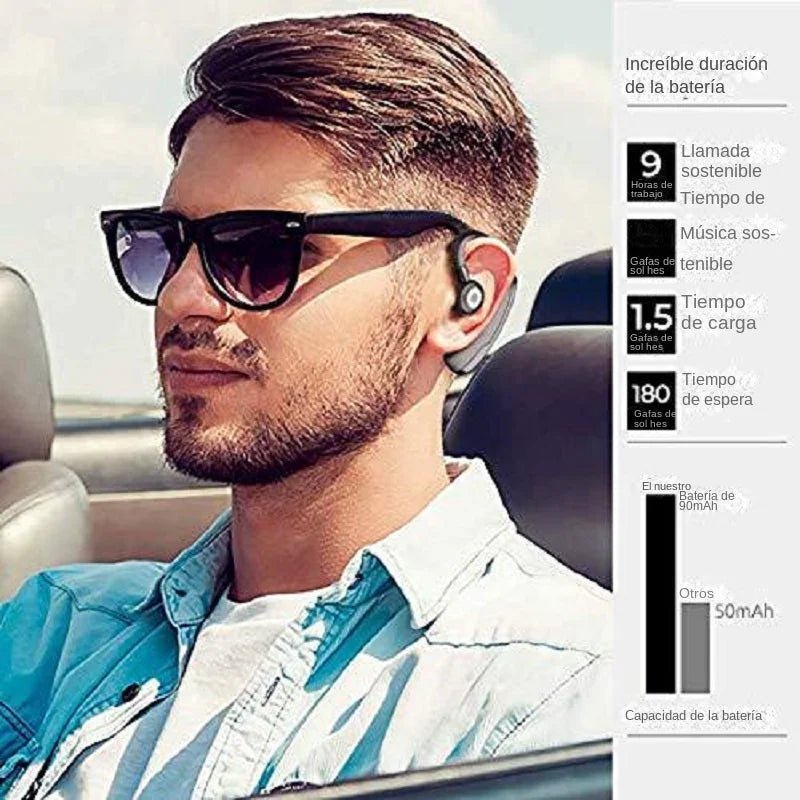 V9 Wireless Business Earhook Headset | Bluetooth Noise Reduction with Mic