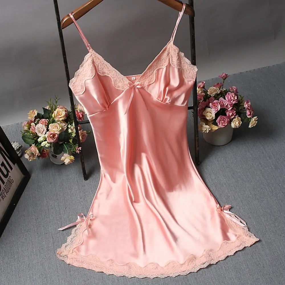 Lace Patchwork Camisole Nightgown