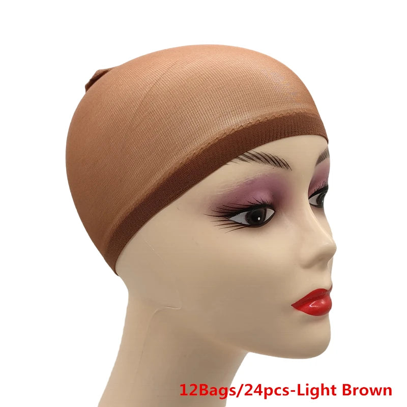Nylon Mesh Wig Cap — Breathable Dome Cap