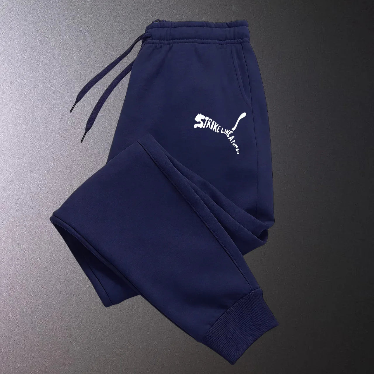 Italy Print Fleece Jogger Pants – Men’s Casual Athletic Sweatpants