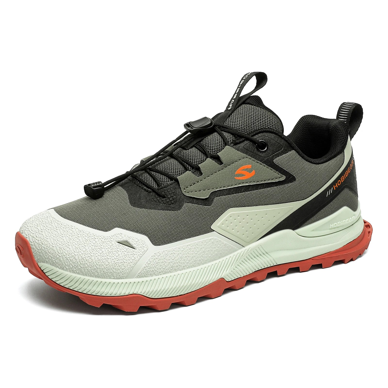 Zapatillas de senderismo y trekking para hombre con banda elástica | Zapatillas deportivas antideslizantes para exteriores