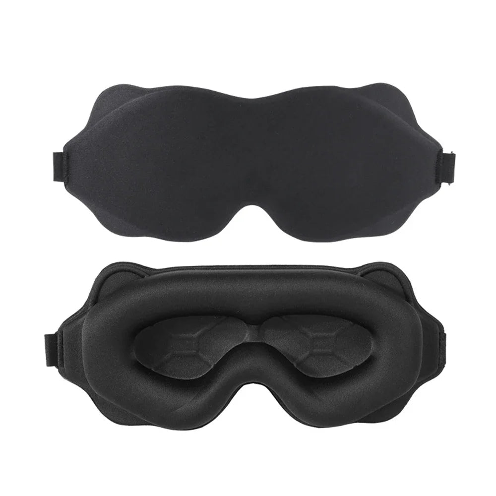 3D Contour Sleep Mask – Soft Padded Blackout Eye Mask