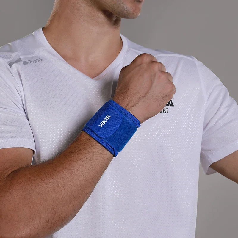 Unisex Adjustable Compression Wrist Support Brace – Sports & Tendonitis Relief