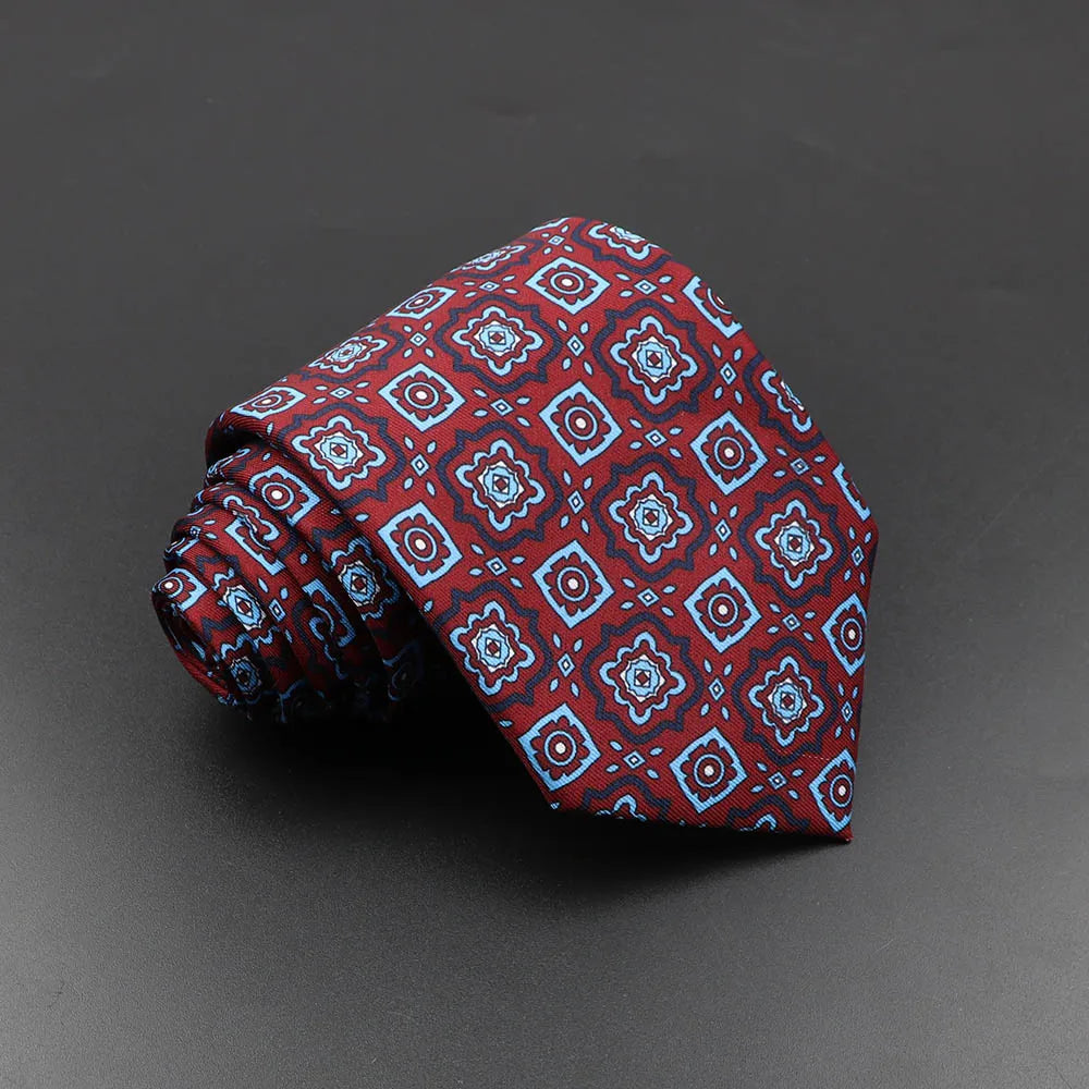 Silk Necktie — Soft Novelty Tie in Bold Patterns & Colors