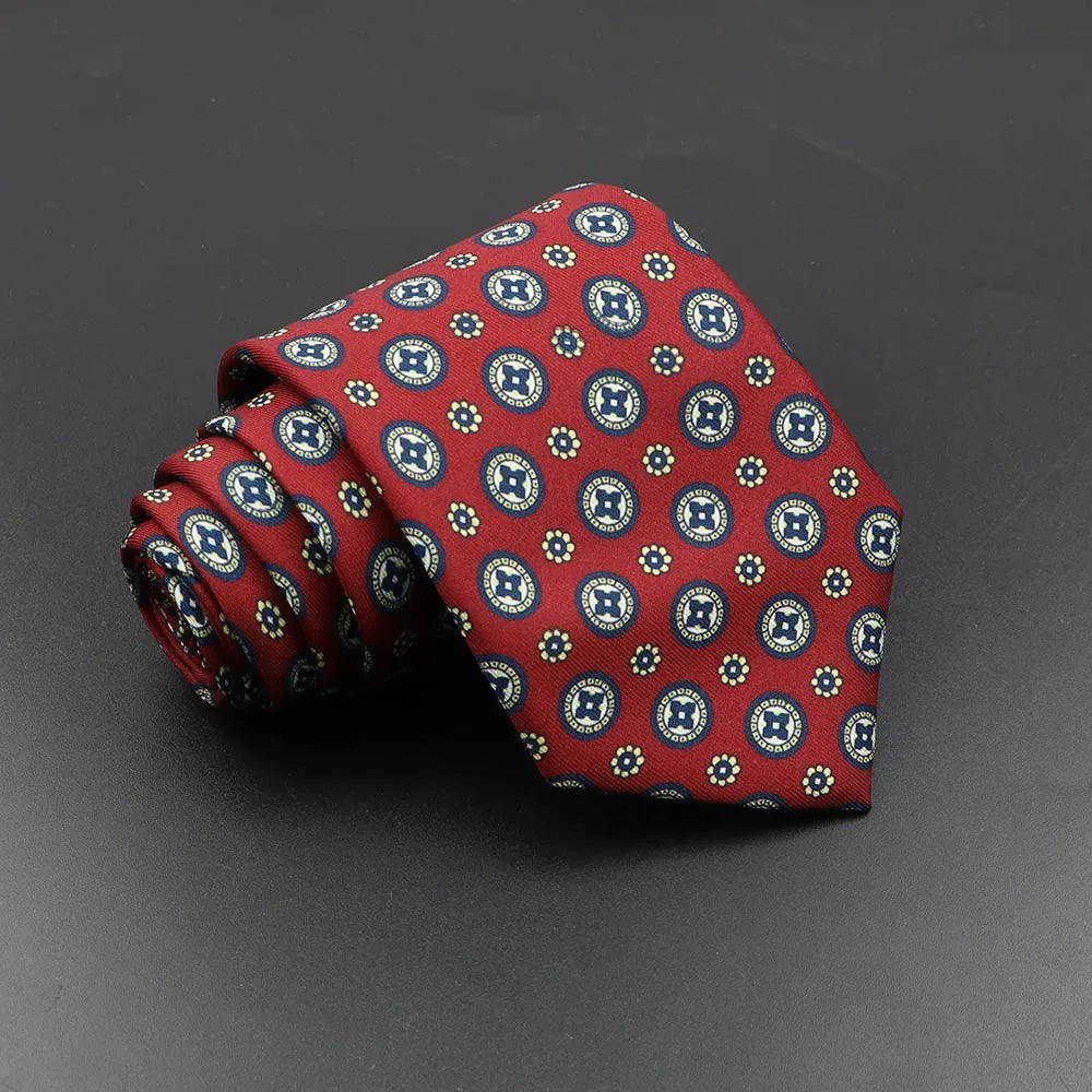 Silk Necktie — Soft Novelty Tie in Bold Patterns & Colors