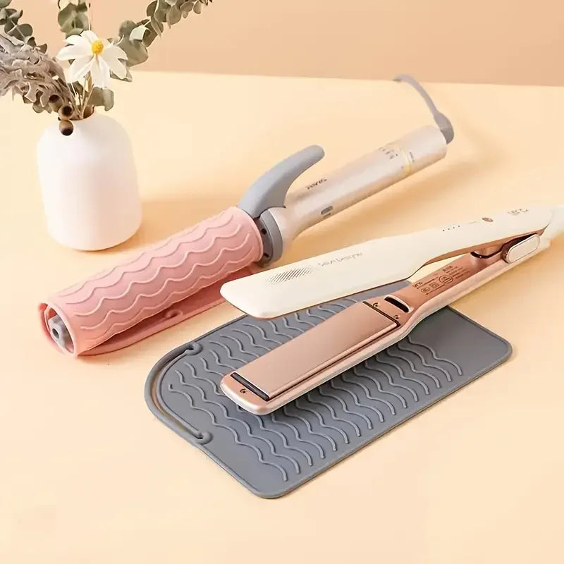 Silicone Heat Resistant Mat for Curling Irons & Flat Irons