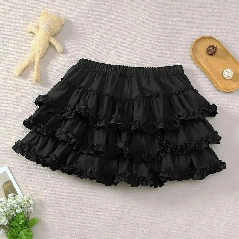 Sweet Ruffle Mini Skirt