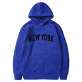 New York City Graphic Hoodie – Unisex Letter Print Pullover Sweatshirt