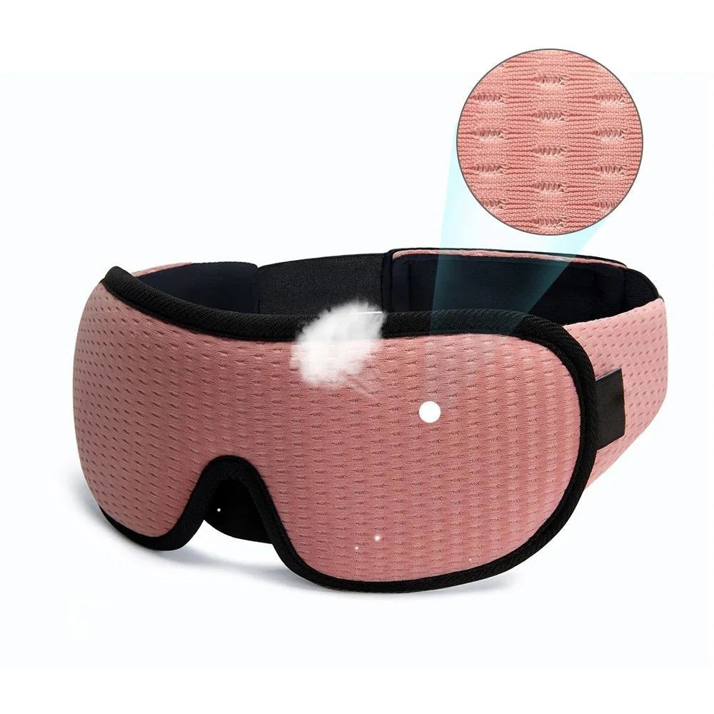 Unisex 3D Contour Sleep Eye Mask – 100% Blackout for Side Sleepers