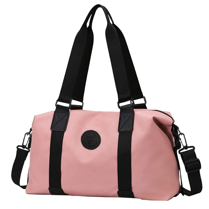 Chic Emblem Nylon Duffle Bag