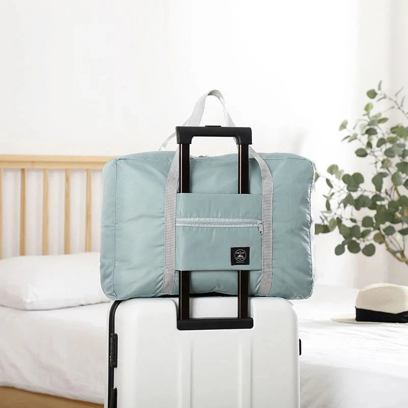 Bolsa de viaje plegable – Bolsa de lona ligera de 25 L para mujeres y niñas