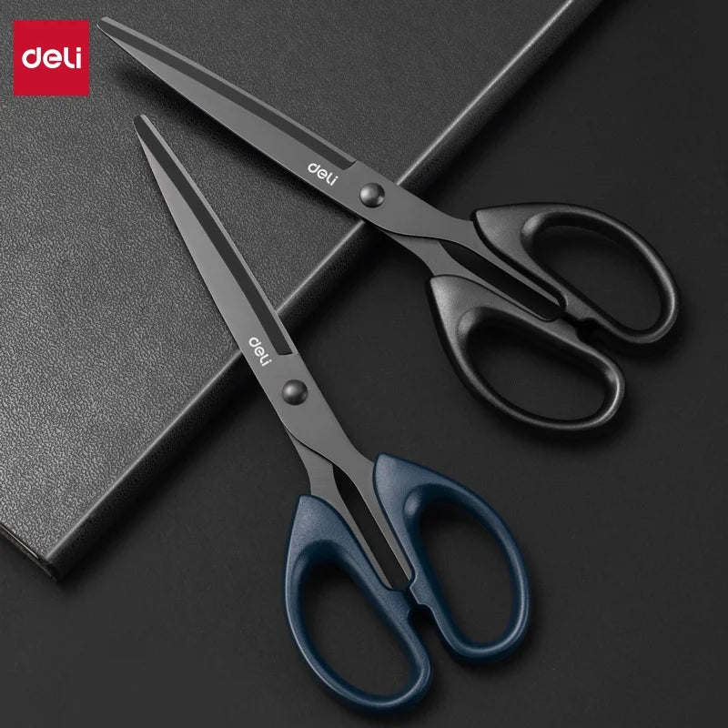 DELI Heavy Duty Office Scissors – Sharp Stainless Steel Cutting Tool