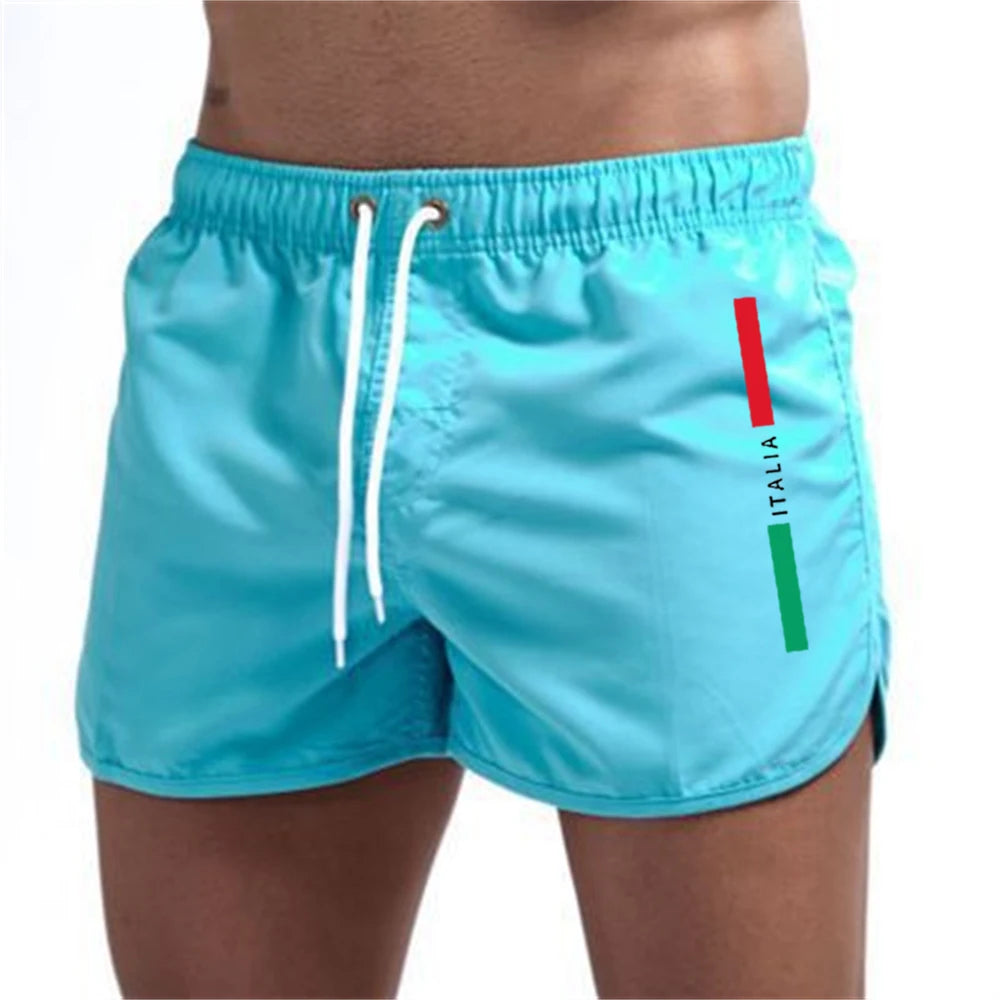 Men's Quick-Dry Beach Board Shorts – Swim & Fitness Shorts