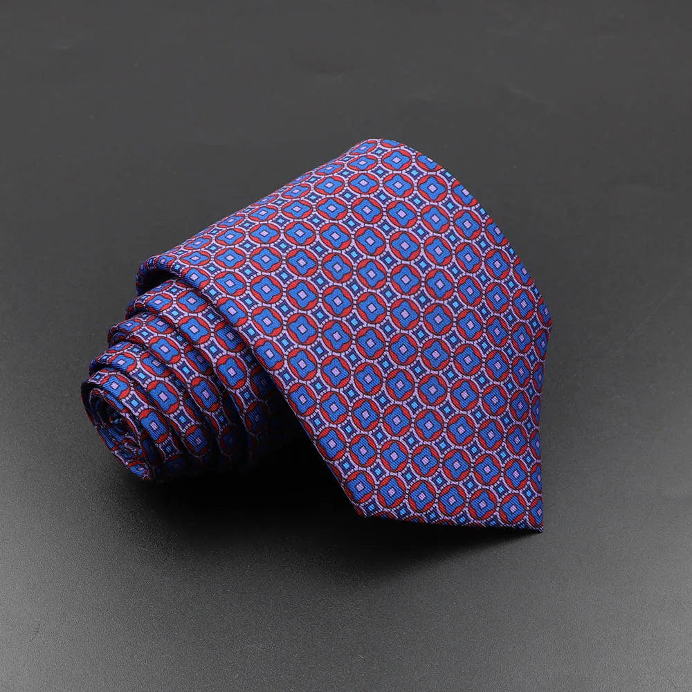 Silk Necktie — Soft Novelty Tie in Bold Patterns & Colors