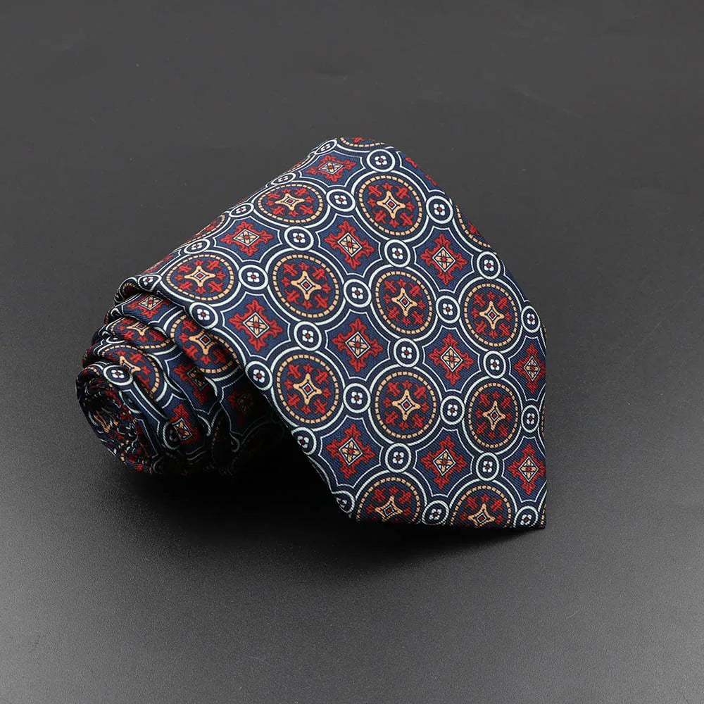 Silk Necktie — Soft Novelty Tie in Bold Patterns & Colors