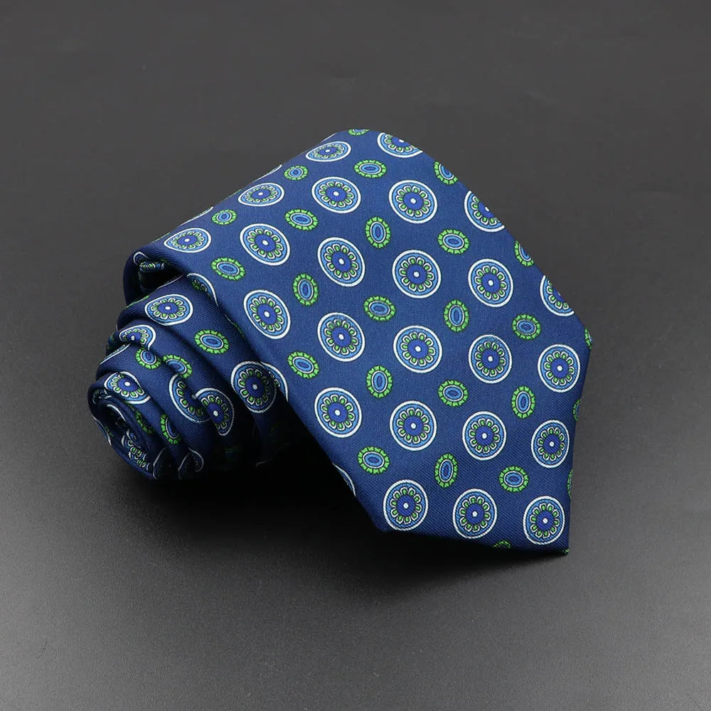 Silk Necktie — Soft Novelty Tie in Bold Patterns & Colors