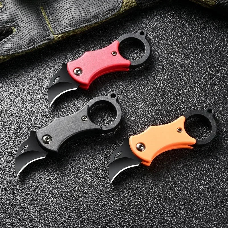 Mini Cuchillo de Bolsillo Llavero de Acero Inoxidable — Multiherramienta EDC Portátil