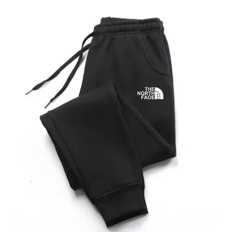 Printed Flannel Sweatpants – Unisex Casual Athletic Pants