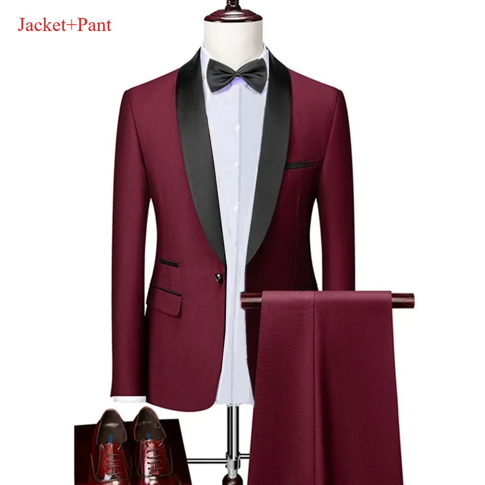 Men's Slim Fit Suit Set | The Daily Drop