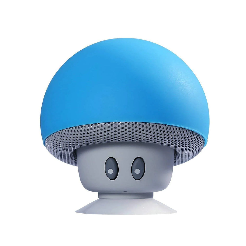 Mushroom Bluetooth Speaker – Wireless, Waterproof & Portable with Suction Cup