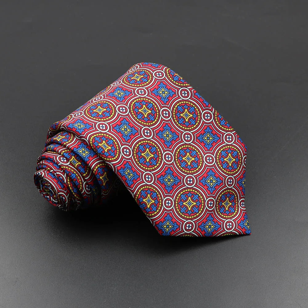 Silk Necktie — Soft Novelty Tie in Bold Patterns & Colors