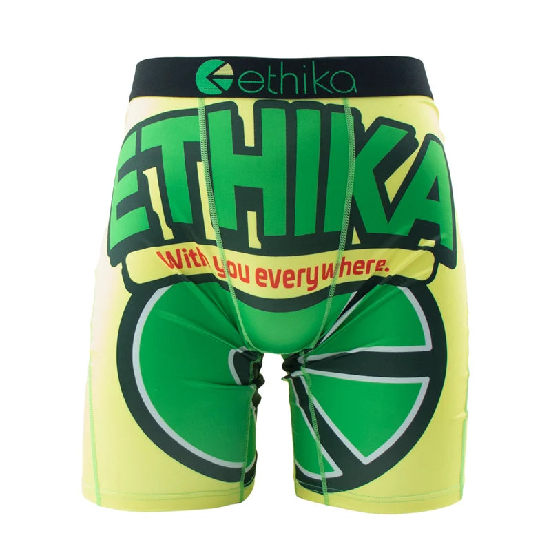 ETHIKA 1 Pieza Calzoncillos Bóxer Hombre Malla Transpirable Entrepierna Bóxers Hombre Tallas Grandes S-3XL Bañador Hombre Bóxers Hombre