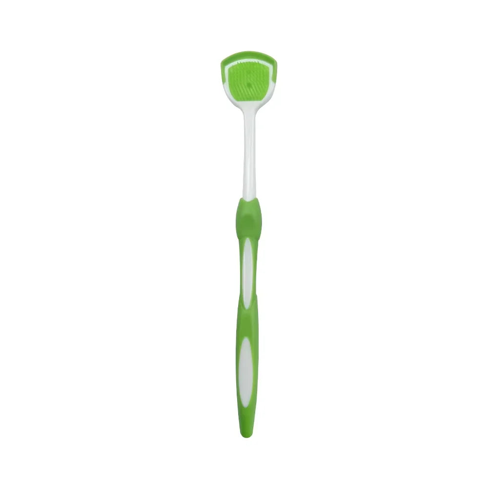2pcs Tongue Cleaners Adult Kids Reusable Silicone Tongue Scraper Brush Washable Tongue Cleaning Tools Fresh Breath Oral Hygiene