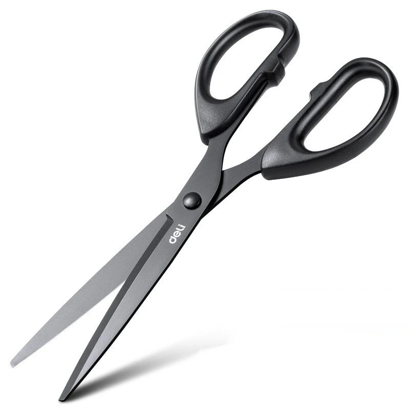 DELI Heavy Duty Office Scissors – Sharp Stainless Steel Cutting Tool