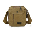 Vintage Canvas Square Crossbody Bag