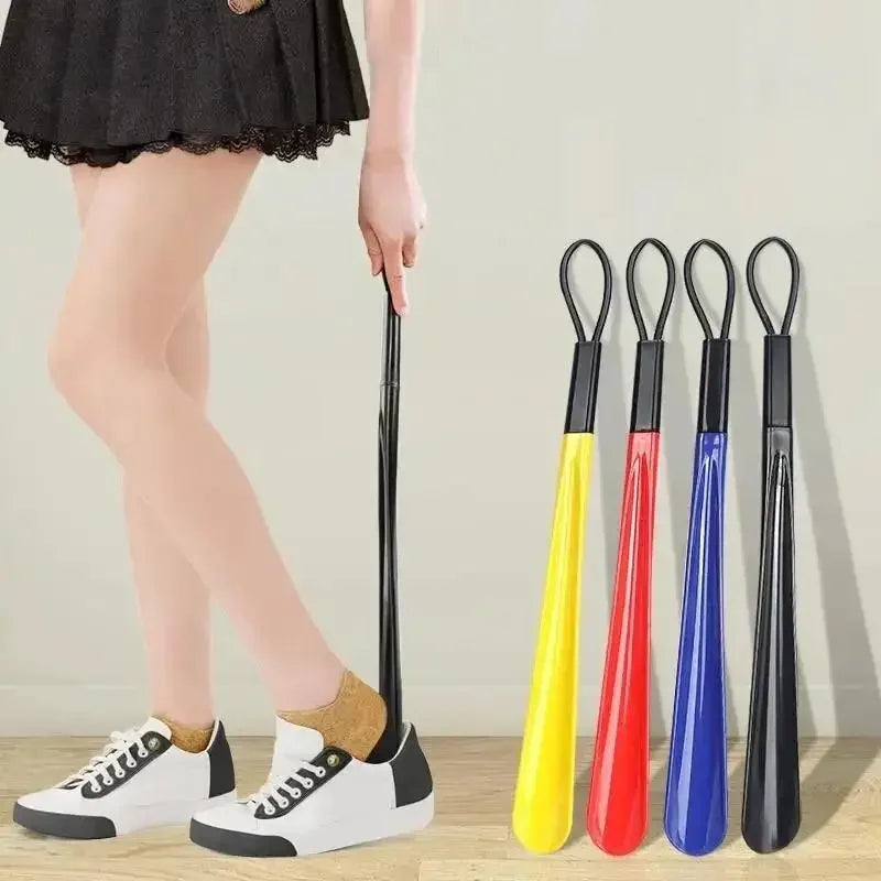 1 calzador de plástico flexible extralargo que no requiere agacharse, cucharas para calzar duraderas para embarazadas, asistentes para calzado