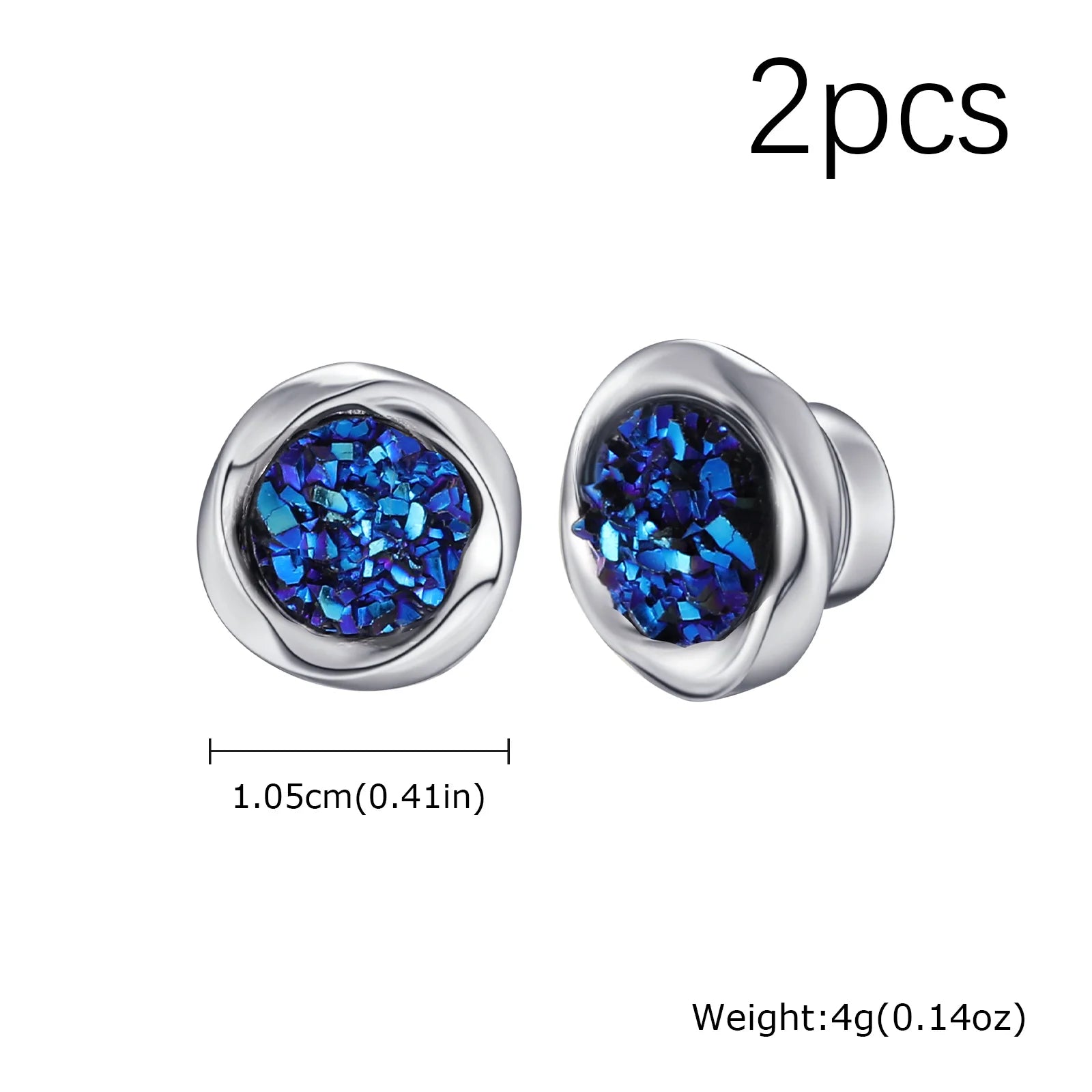 Magnetic Clip-On Zircon Earrings – No Piercing Required
