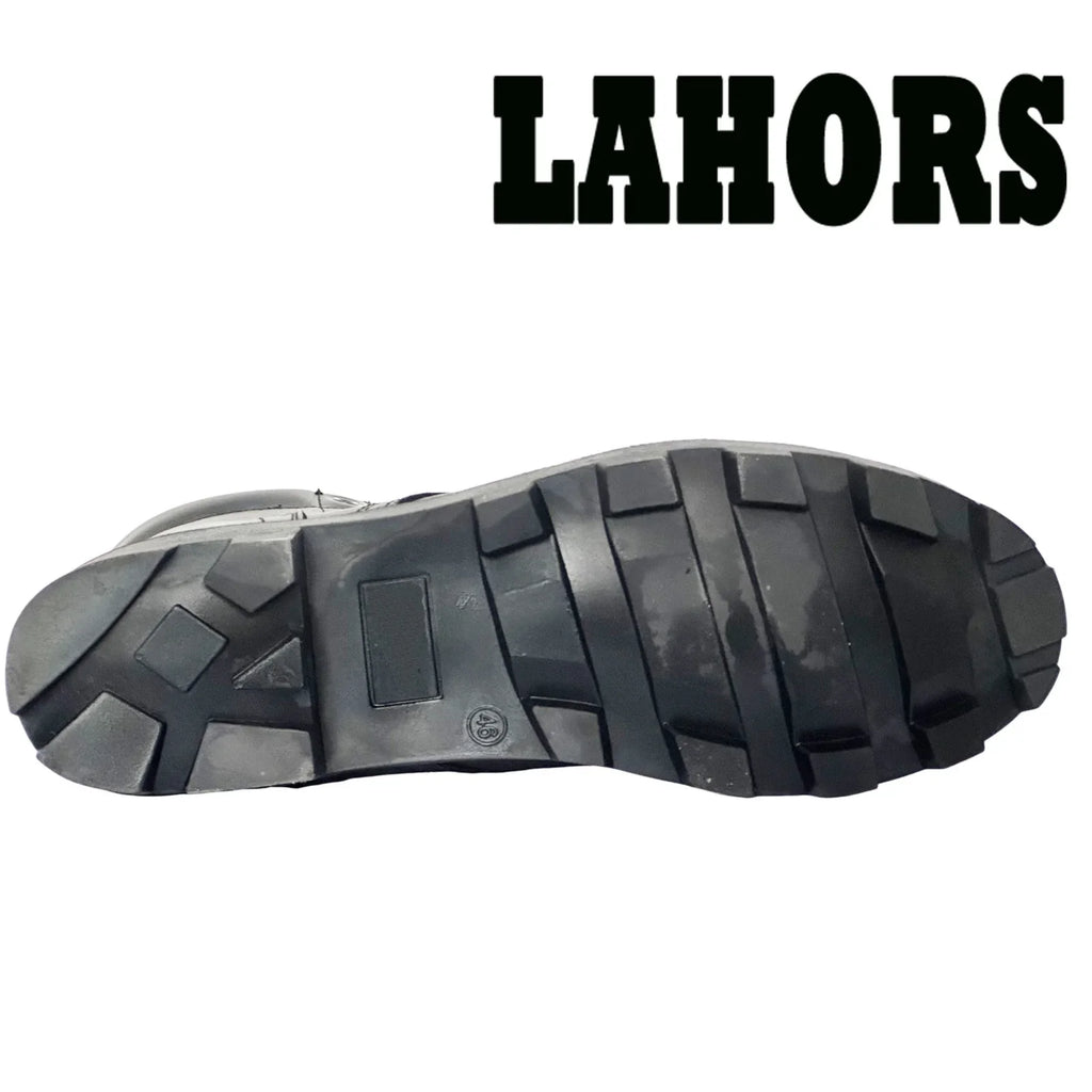 Men's Tactical Combat Boots – Genuine Leather, Lace-Up Outdoor Hiking & Work