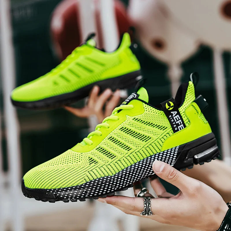 Men's Breathable Mesh Running Shoes | Lightweight Outdoor Athletic Sneakers