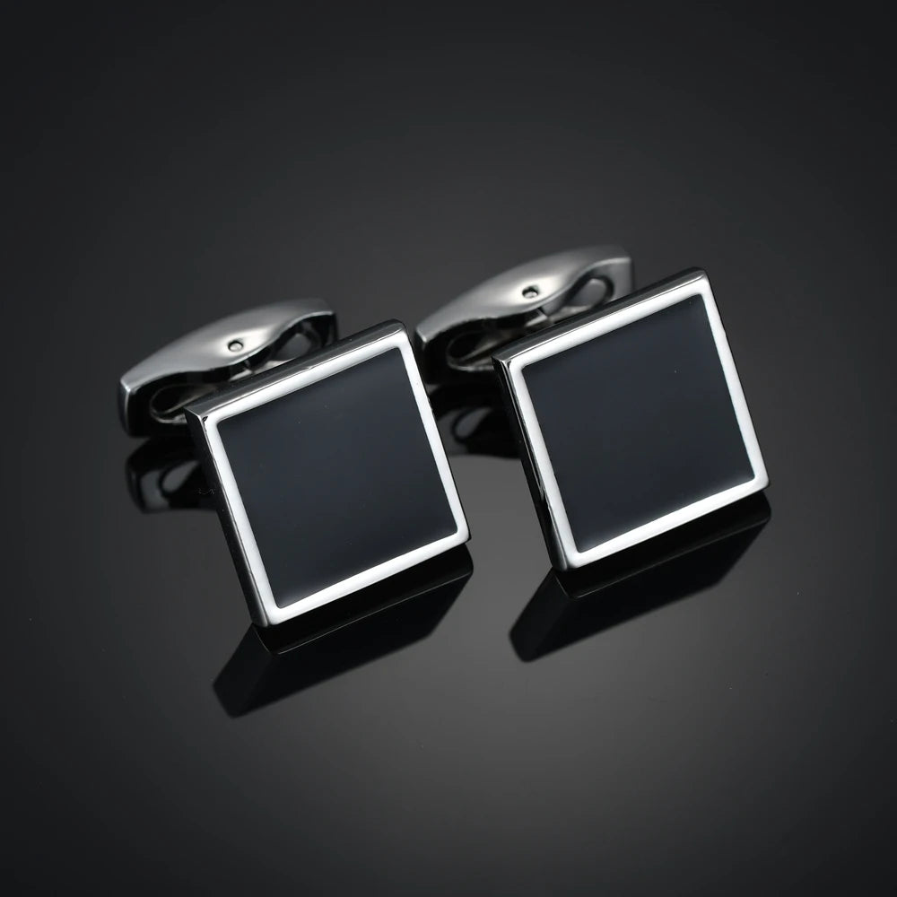 Gem & Enamel Craft Cufflinks | Unisex Decorative Shirt Accessories