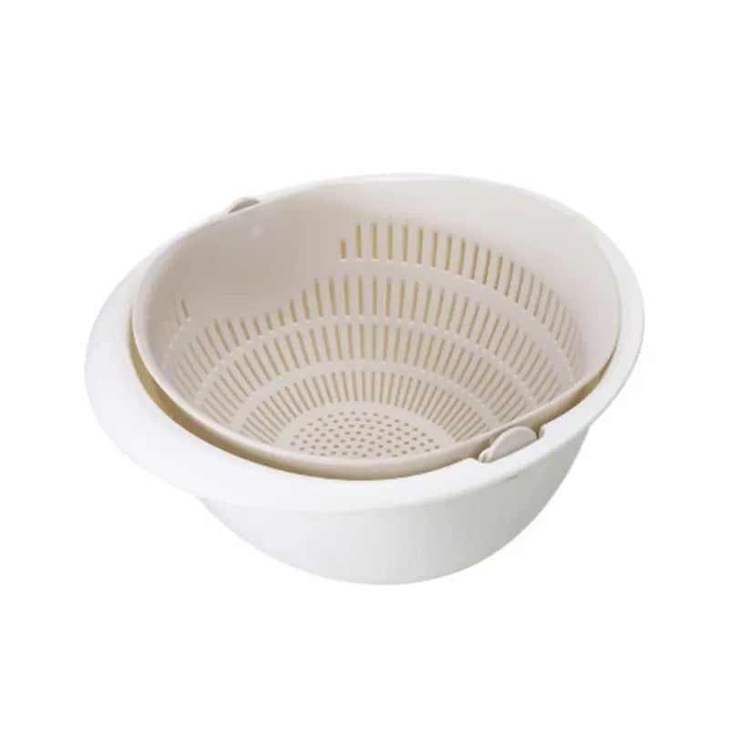 Double-Layer Fruit & Vegetable Drain Basket