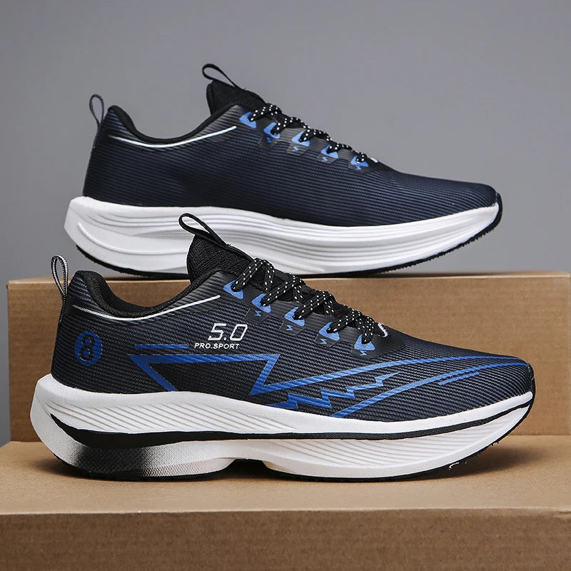 Zapatillas de Running de Hombre con Placa de Carbono | Zapatillas Unisex Antideslizantes con Amortiguación Suave