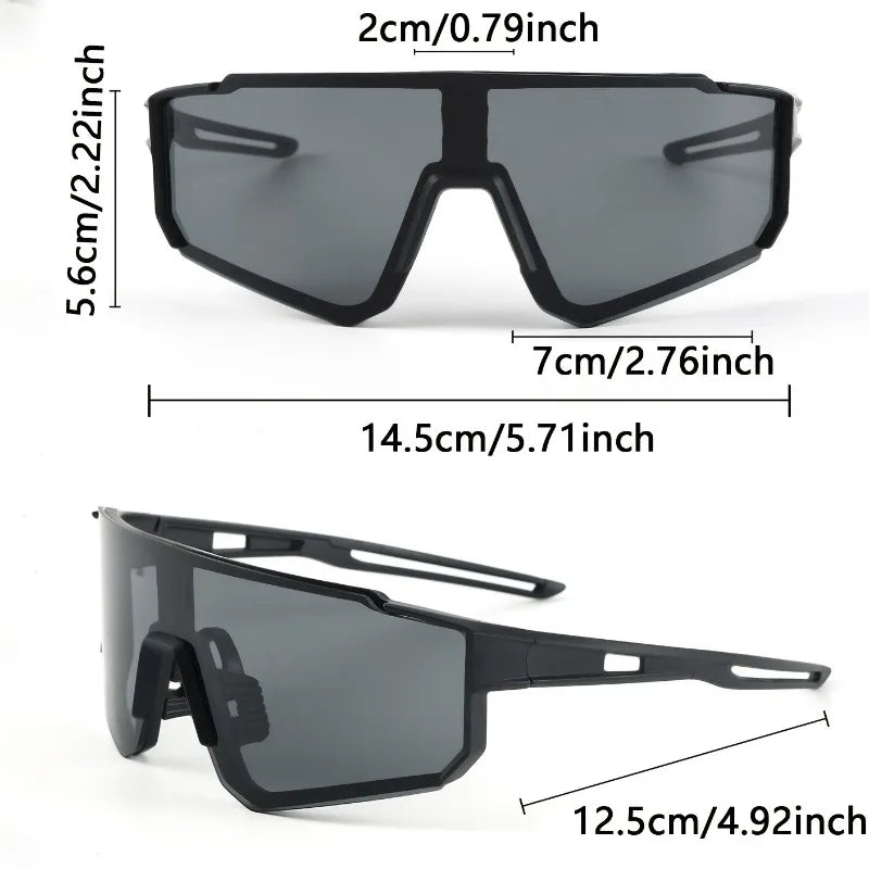 Men's Large Frame Fashion Sunglasses – UV400, Lightweight & Durable