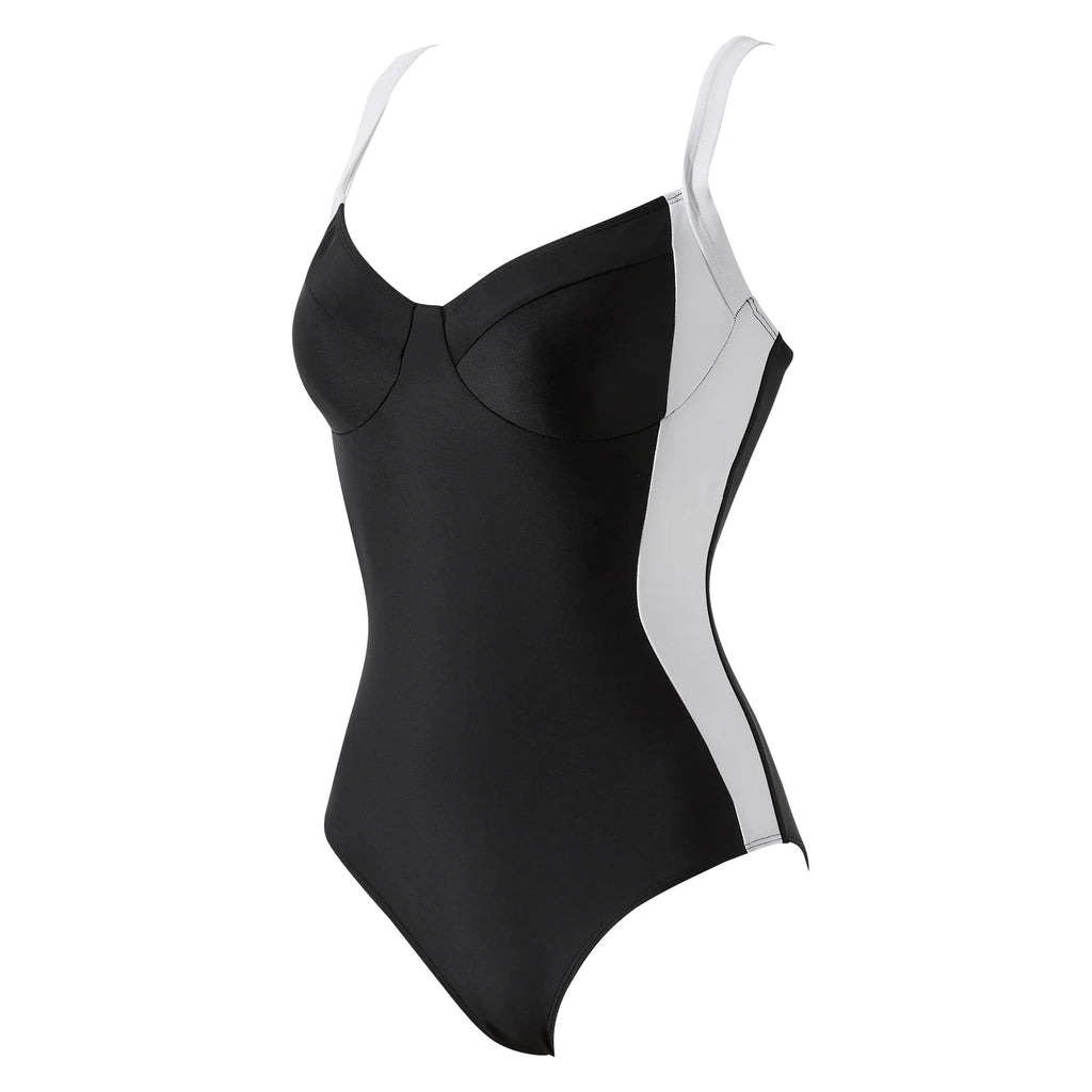 Tummy Control One-Piece Swimsuit – Sling Shaping Swimwear for Women