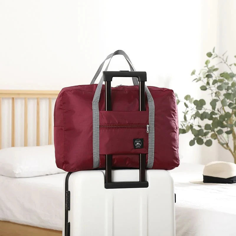 Bolsa de viaje plegable – Bolsa de lona ligera de 25 L para mujeres y niñas