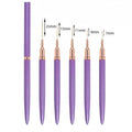 Nail Art Liner Brush Set – 5 Pieces