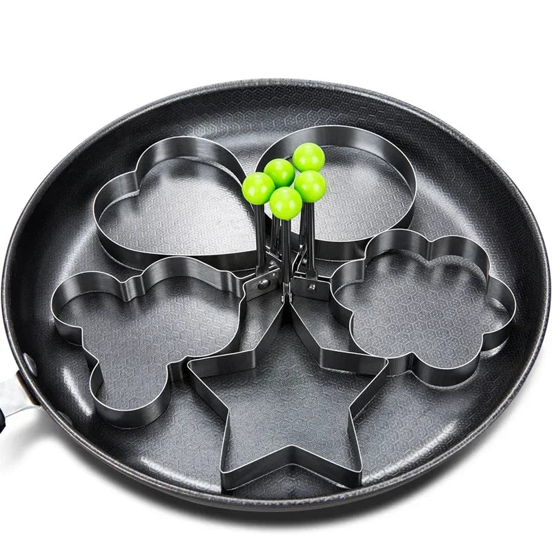 Stainless Steel Egg Mold & Pancake Ring Set