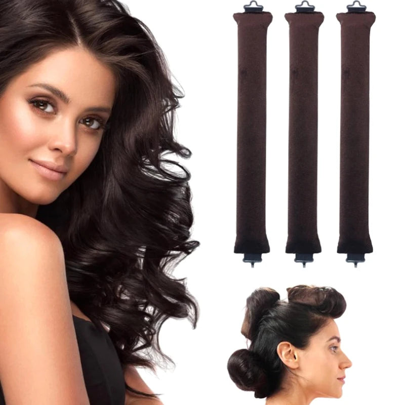 Heatless Hair Curler Set – No-Heat Satin Sleeping Curling Rods