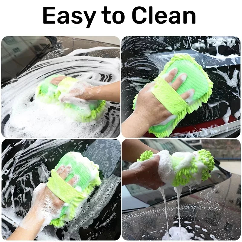 Microfiber Car Wash Sponge – Ultra-Soft Detailing Sponge for Cars, Trucks & SUVs