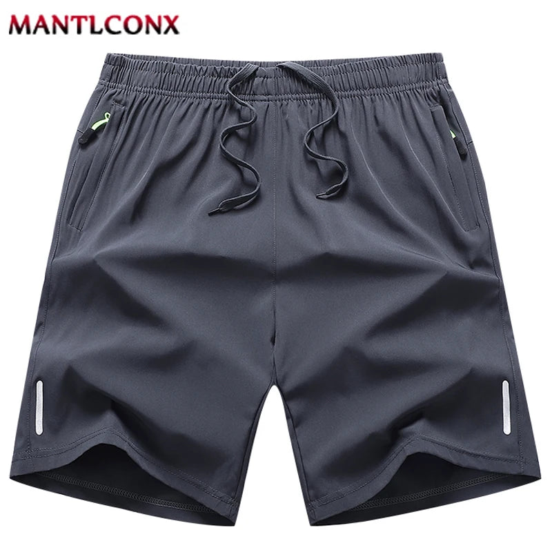 Pantalones Cortos de Verano para Hombre, Ropa Deportiva Fresca, Pantalones Cortos Deportivos para Correr, Parte de Abajo Informal, Gimnasio, Entrenamiento, Jogging, Pantalones Cortos para Hombre, Negro, Gris