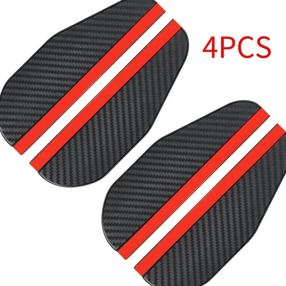 Visera Parasol Impermeable para Retrovisor de Coche – Tapa de Fibra de Carbono | 2 o 4 Piezas