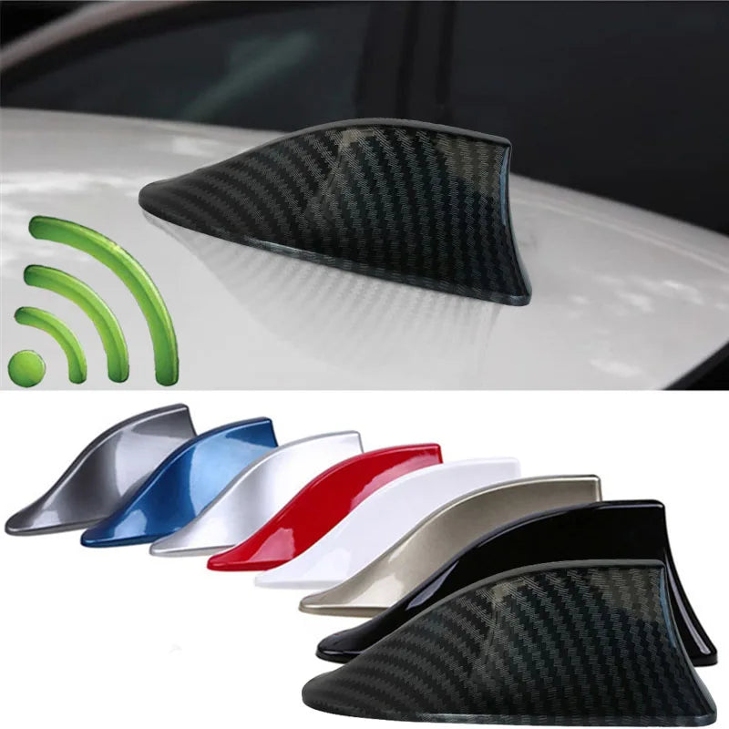 Car Shark Fin Antenna – Universal FM/AM Radio Aerial Replacement | No Drilling