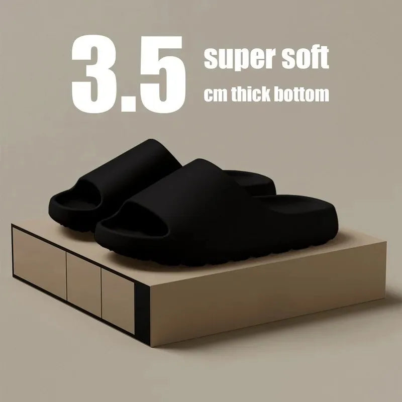 Chanclas de coco, sandalias de suela gruesa, moda de verano, suela blanda, playa, pantuflas para hombre, sandalias para mujer, chanclas de EVA