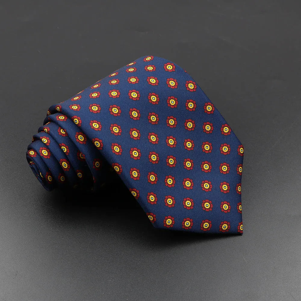 Silk Necktie — Soft Novelty Tie in Bold Patterns & Colors