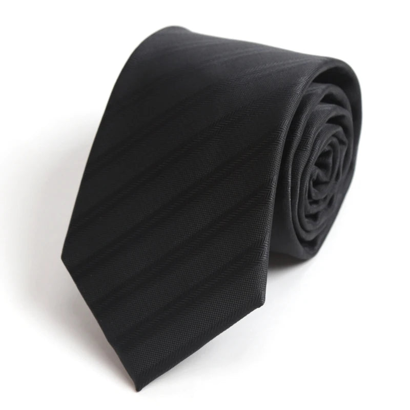 Jacquard Woven Necktie — Striped & Dot Patterns for Business & Weddings